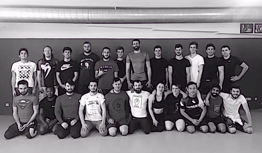 MMA und Nogi Seminar Nathan Leverton Gruppenbild