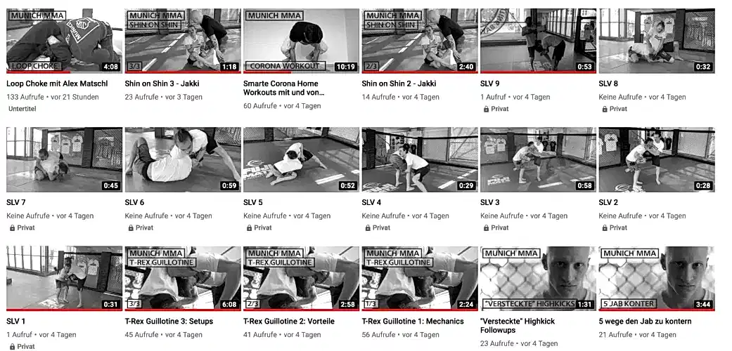 Munich MMA YouTube Channel